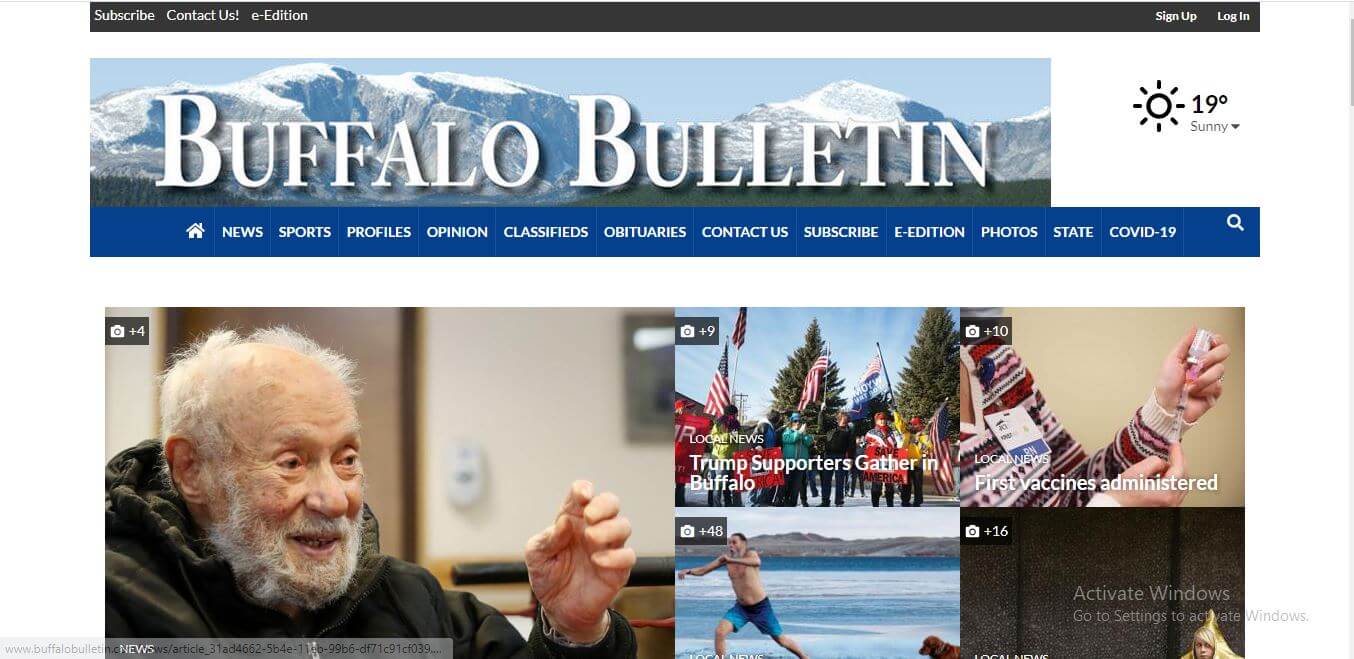 Wyoming Newspapers 16 Buffalo Bulletin Website