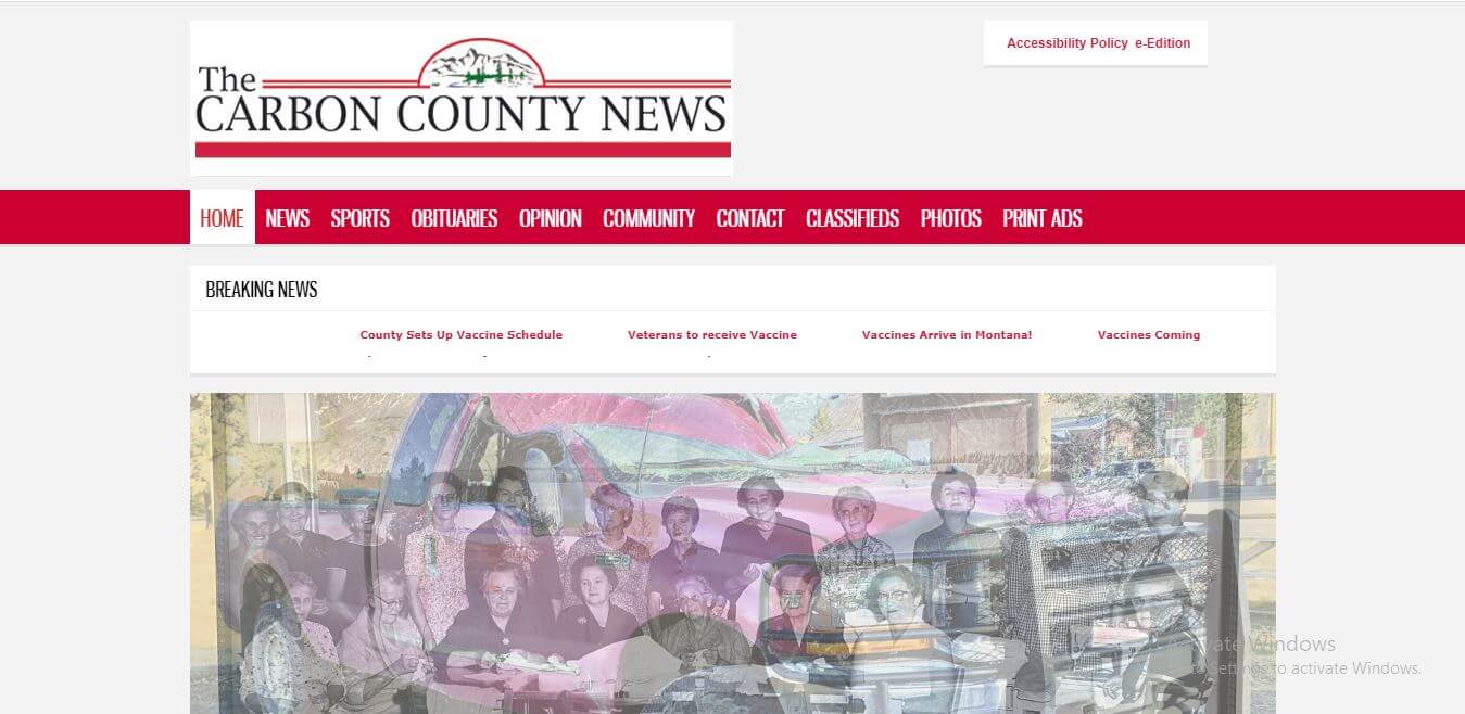Wyoming Newspapers 22 The Carbon County News Website