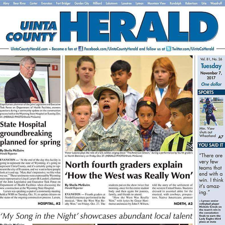 Wyoming Newspapers 24 Evanston Uinta County Herald