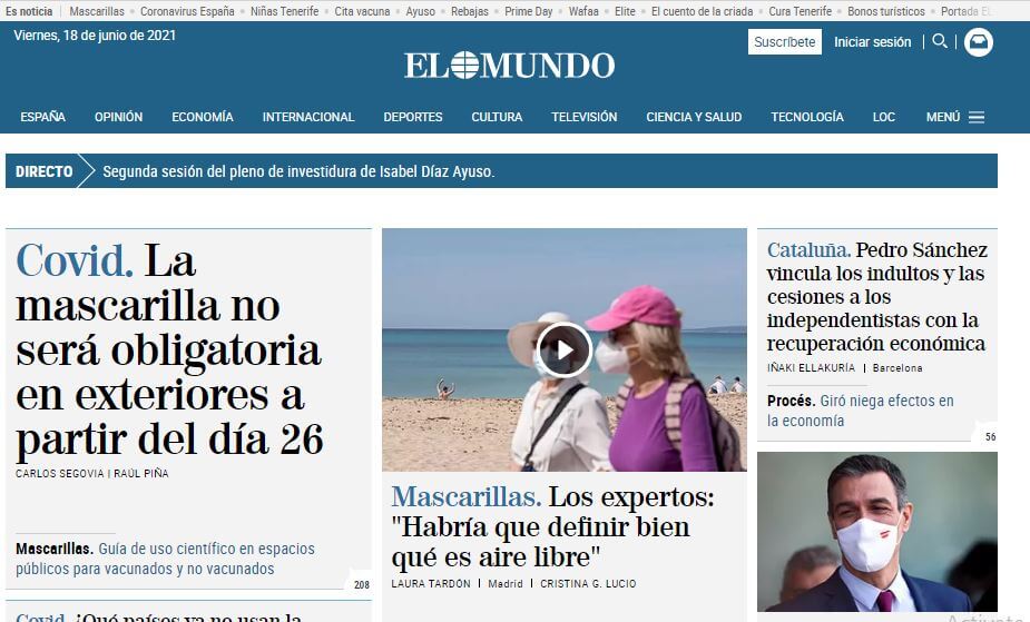 Austin newspapers 8 El Mundo website