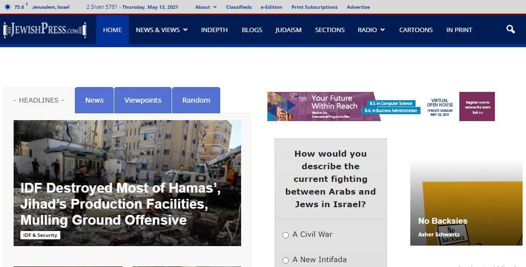 Brooklyn newspapers 1 The Jewish Press website
