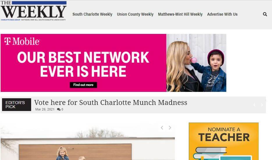 Charlotte newspapers 5 Charlotte Weekly website