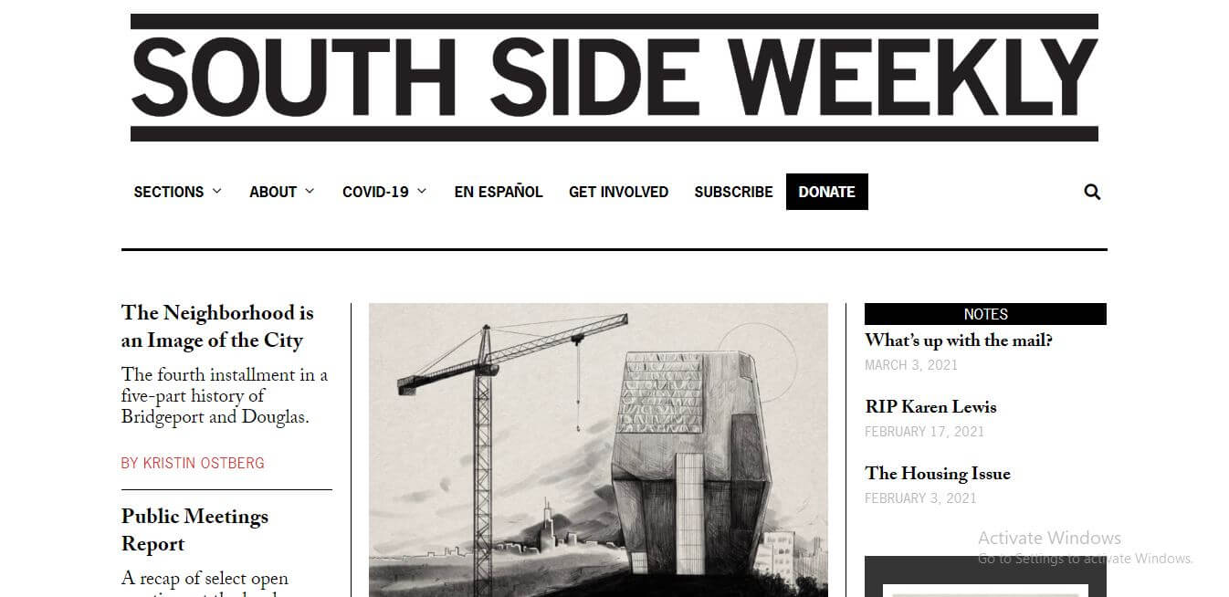Chicago Newspapers 14 South Side Weekly Website