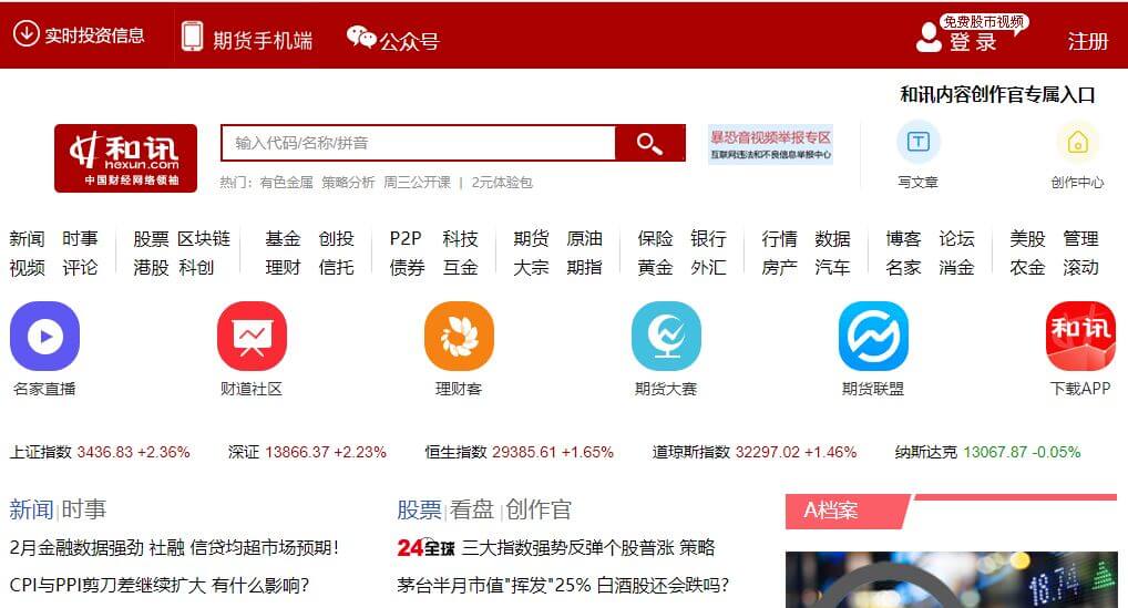 China Newspapers 36 hexun website