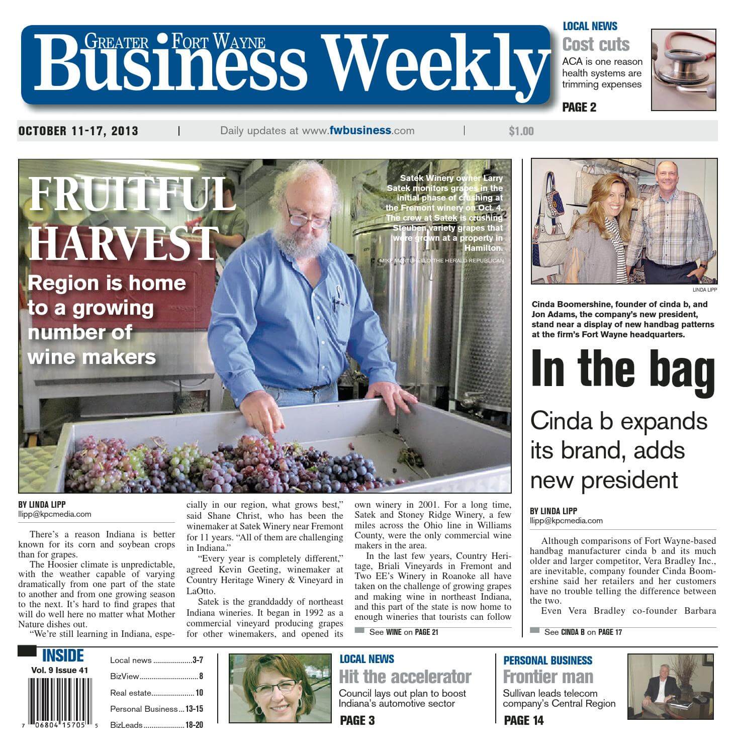Fort Wayne Newspapers 03 Grater Fort Wayne Business Weekly