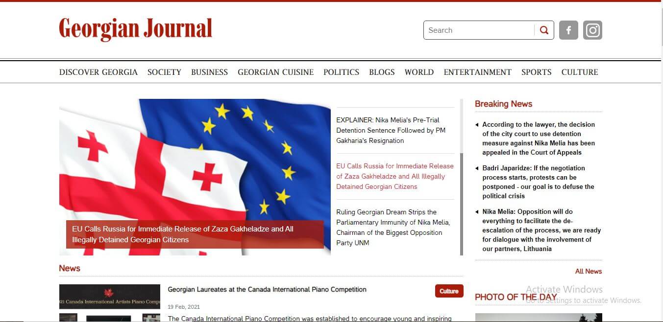 Georgia Newspapers 08 Georgian Journal Website