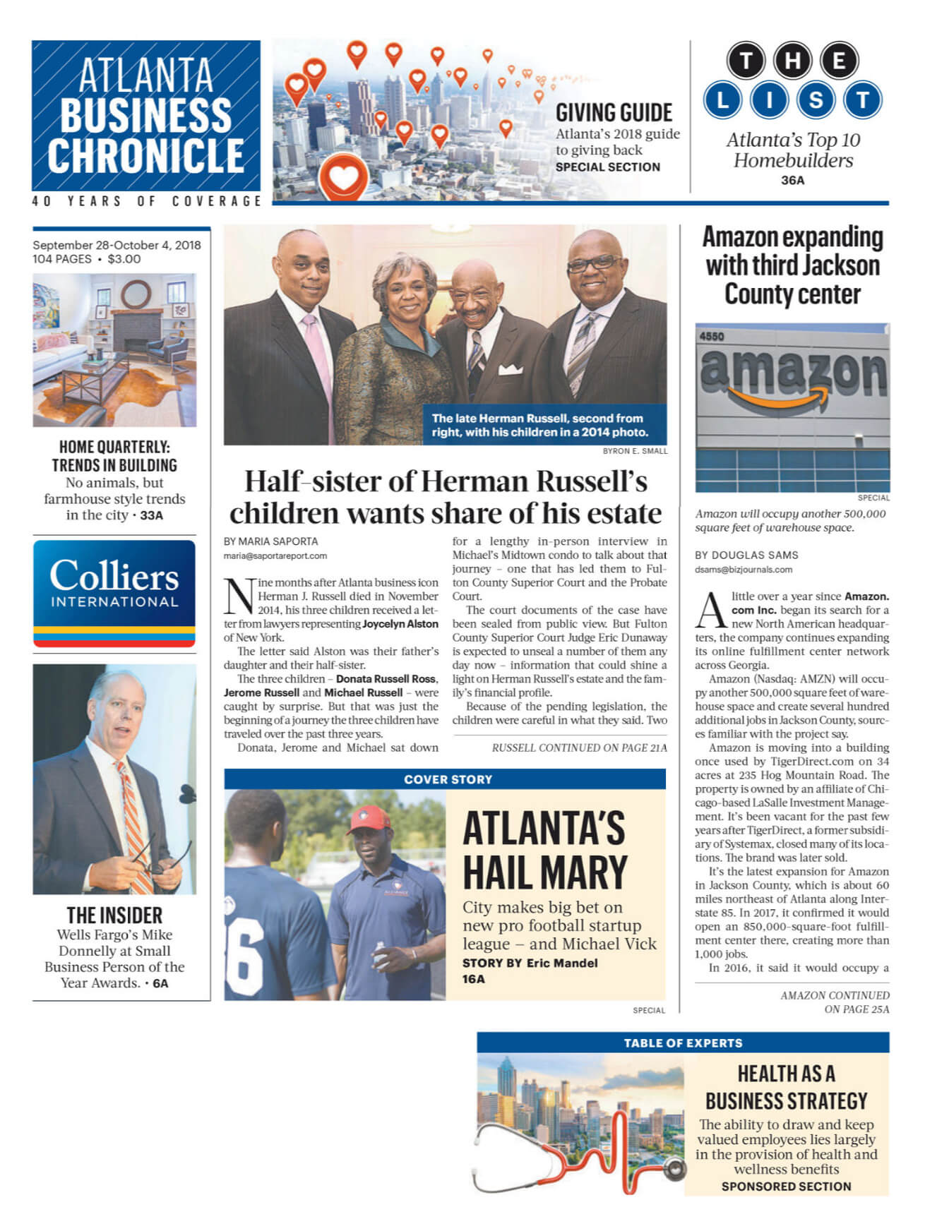 Georgia Newspapers 21 Atlanta Business Chronicle