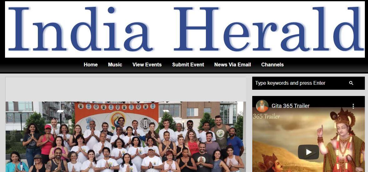 Houston newspapers 13 India Herald website