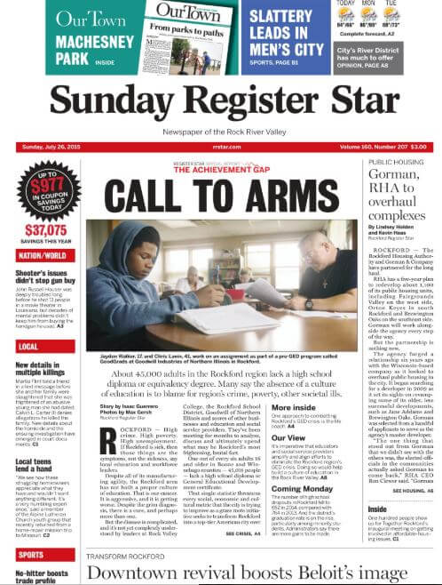 Illinois Newspapers 21 Rockford Register Star