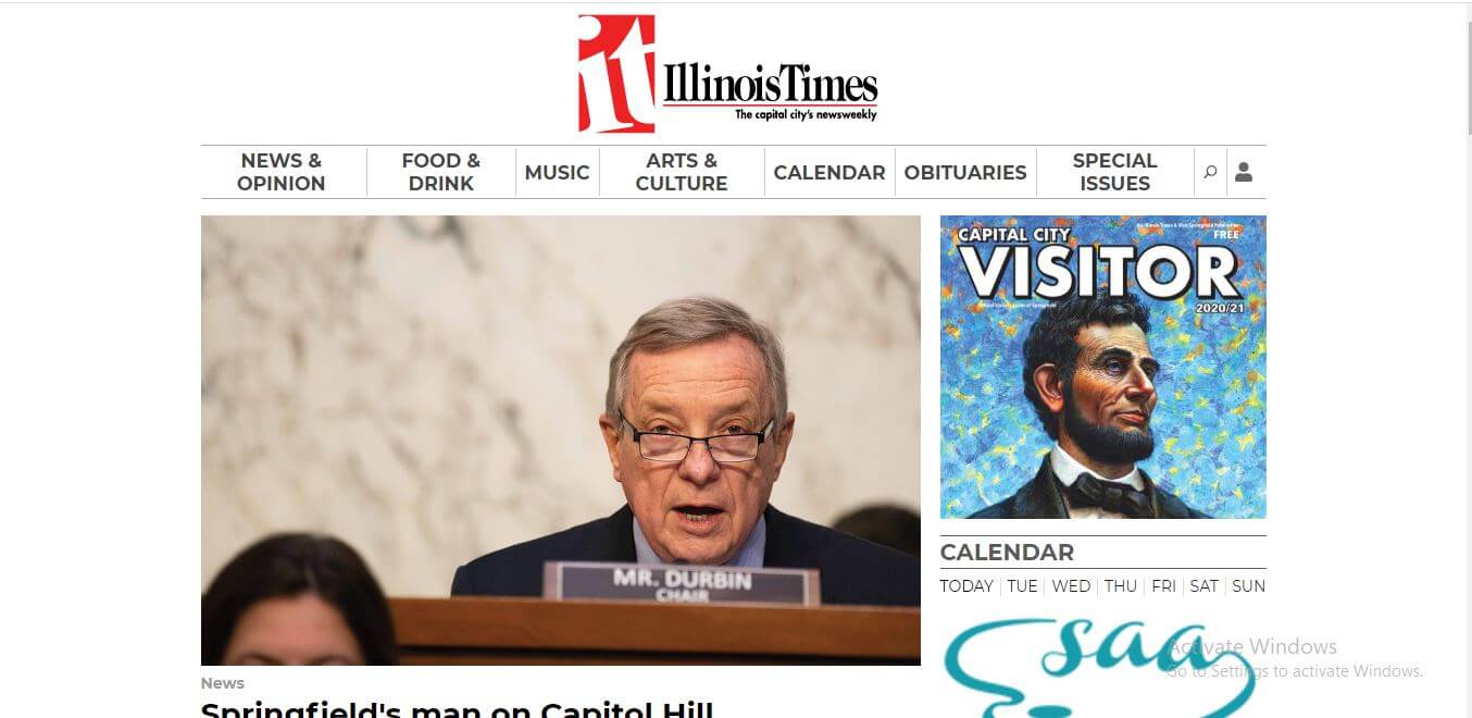 Illinois Newspapers 44 Illinois Times Website