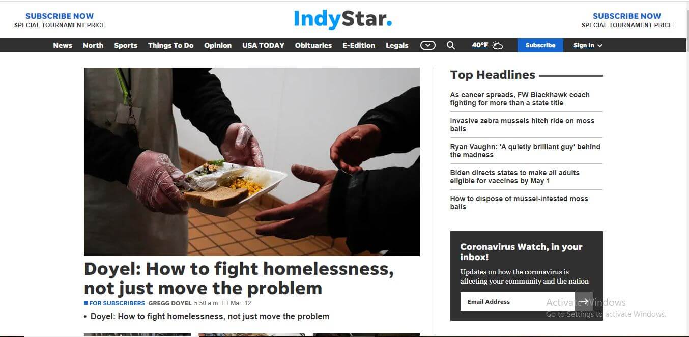 Indiana Newspapers 01 The Indianapolis Star Website