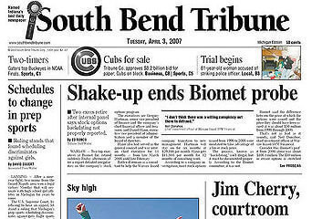Indiana Newspapers 05 The South Bend Tribune