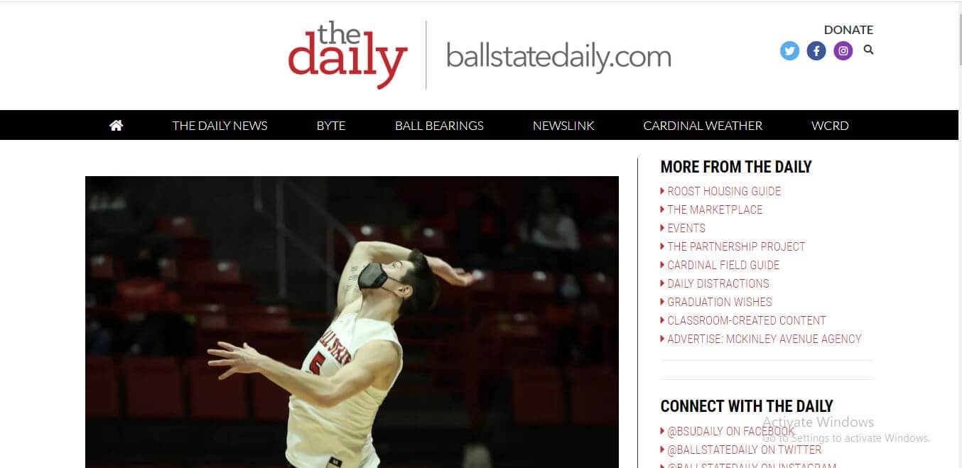 Indiana Newspapers 11 Ball State Daily News Website