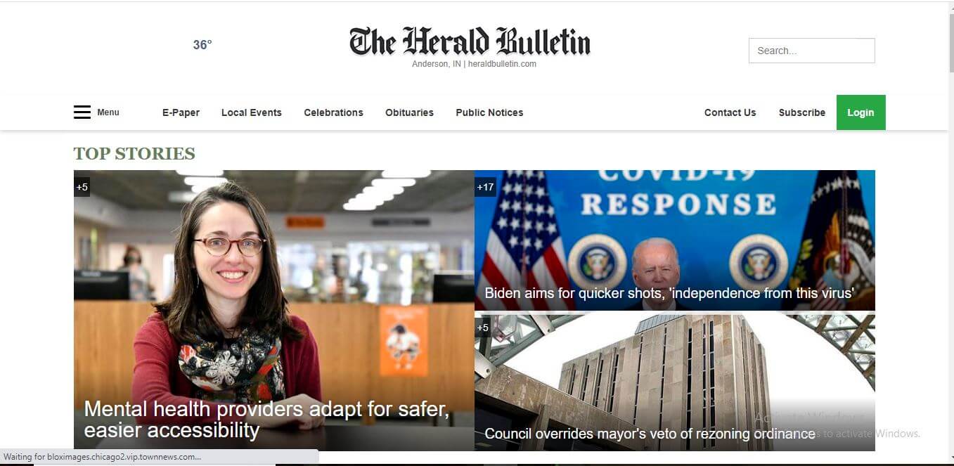 Indiana Newspapers 13 The Herald Bulletin Website