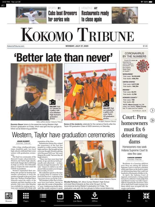 Indiana Newspapers 22 The Kokomo Tribune