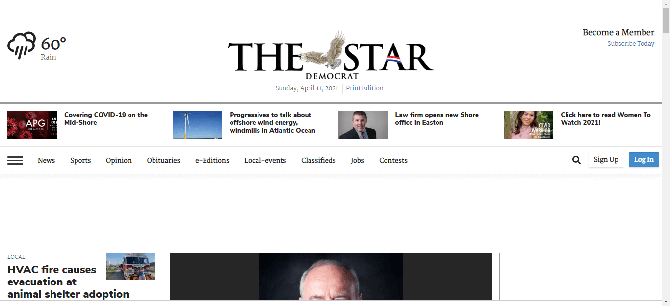 Maryland newspapers 23 The Star Democrat website