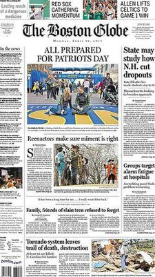 Massachusetts Newspapers 02 Boston Globe