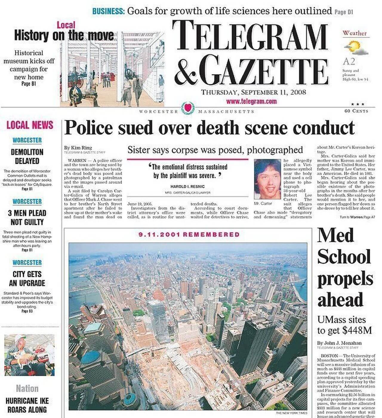 Massachusetts Newspapers 06 Telegram Gazette
