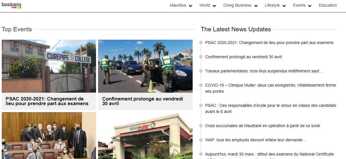 Mauritius Newspapers 22 mega mu Mauritius business news website