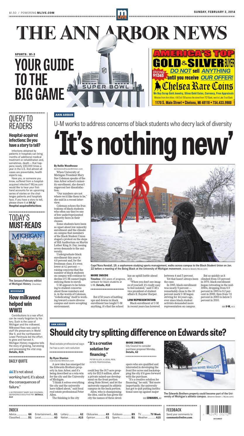 Michigan Newspaper 08 The Ann Arbor News