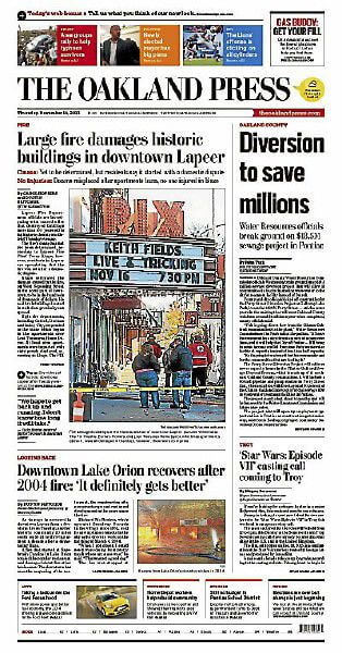 Michigan Newspaper 14 The Oakland Press