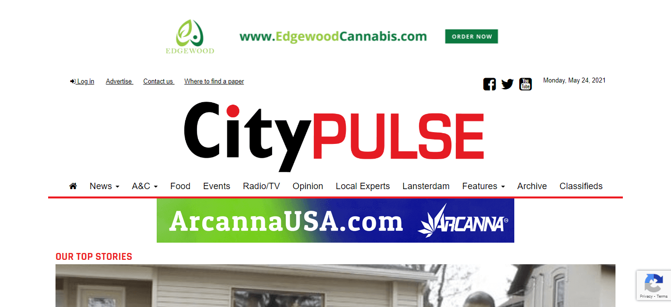 Michigan Newspaper 31 City Pulse website