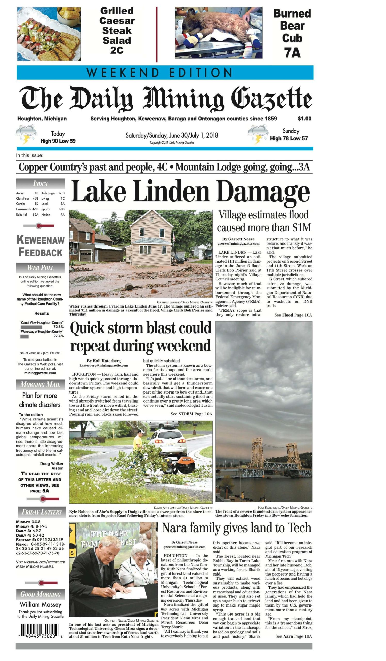 Michigan Newspaper 37 The Daily Mining Gazette scaled