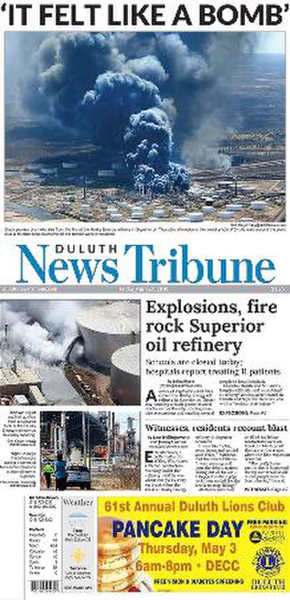 Minnesota newspapers 04 Duluth News Tribune