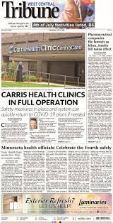 Minnesota newspapers 22 West Centrale Tribune