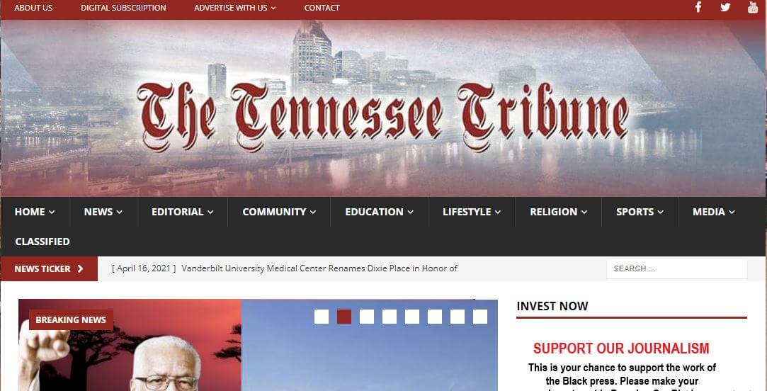 Nashville newspapers 3 Tennessee Tribune website