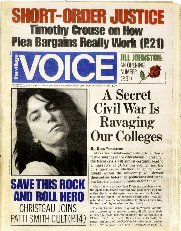New York newspapers 26 The Village Voice