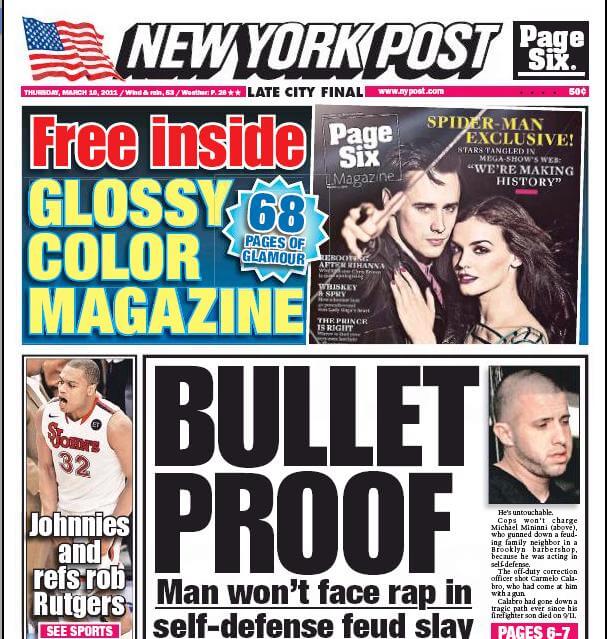 New York newspapers 4 New York Post