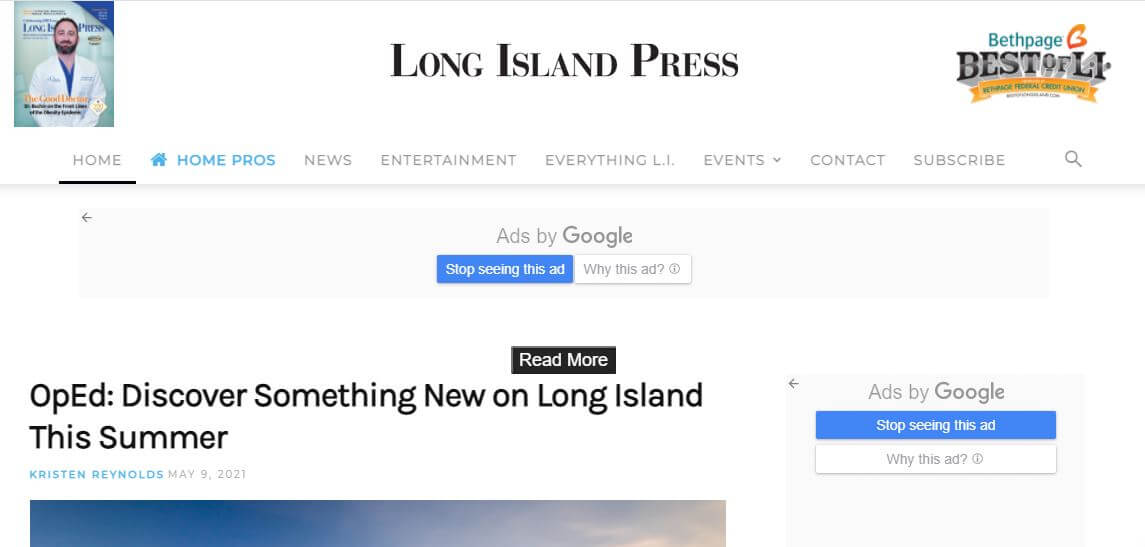 New York newspapers 51 Long Island Press website