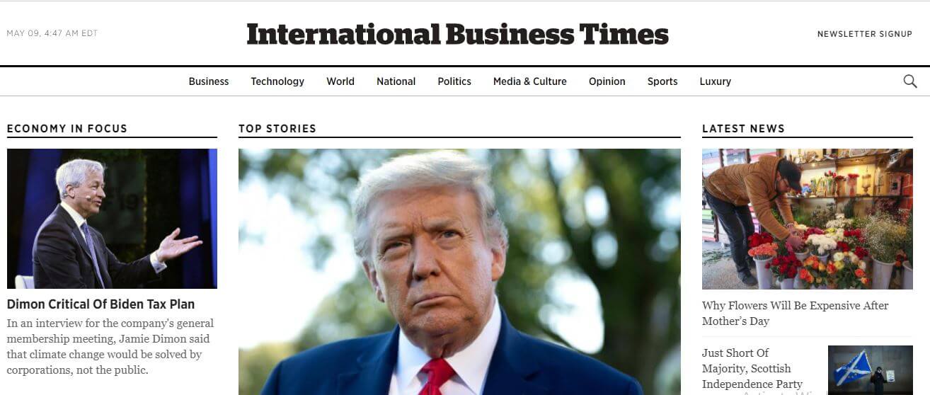 New York newspapers 8 International Business Times website