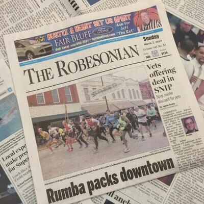 North Carolina newspapers 23 The Robesonian