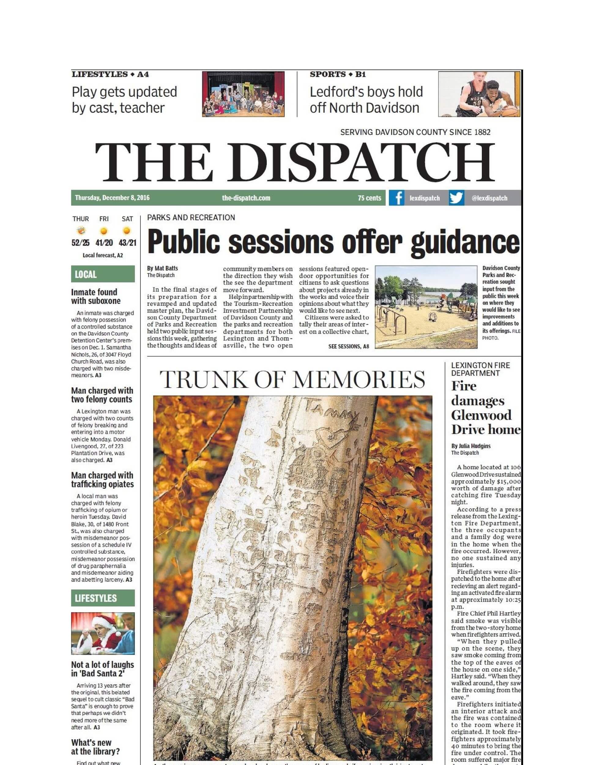 North Carolina newspapers 40 Lexington The Dispatch