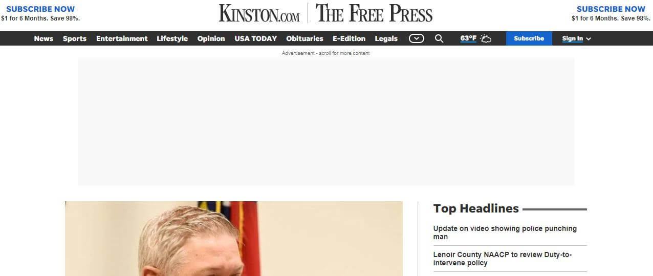 North Carolina newspapers 62 Kinston The Free Press website