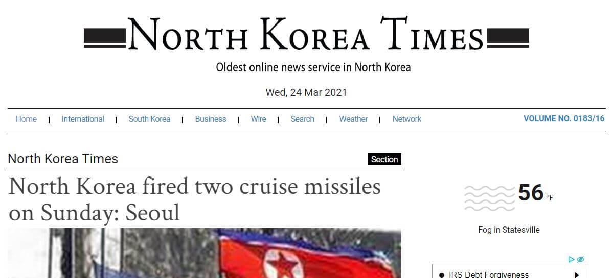 North Korea newspapers 8 North Korea Times website
