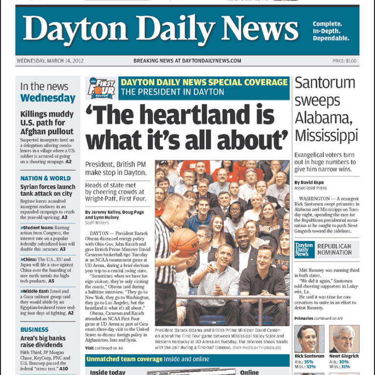 Ohio newspapers 4 Dayton Daily News