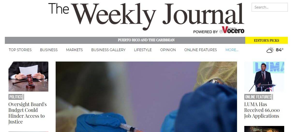 Pennsylvania newspapers 80 The Weekly Journal website