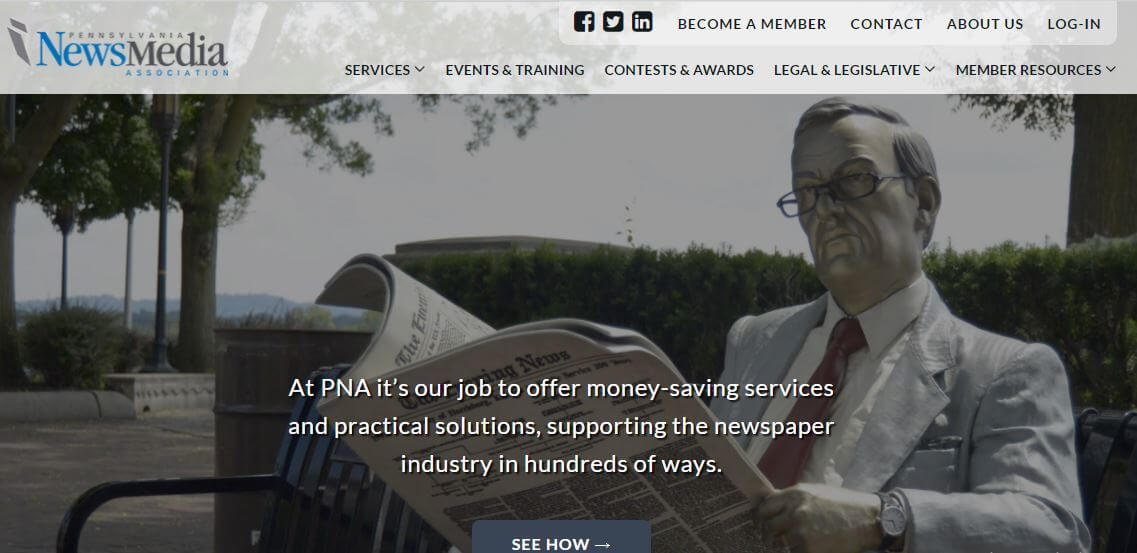Pennsylvania newspapers 86 Pennsylvania NewsMedia Association website