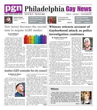 Philadelphia newspapers 16 Philadelphia Gay News