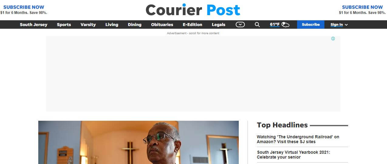 Philadelphia newspapers 4 Courier Post website