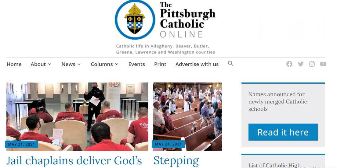 Pittsburgh newspapers 12 Pittsburgh Catholic website