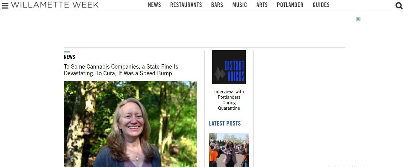 Portland newspapers 2 Willamette Week website