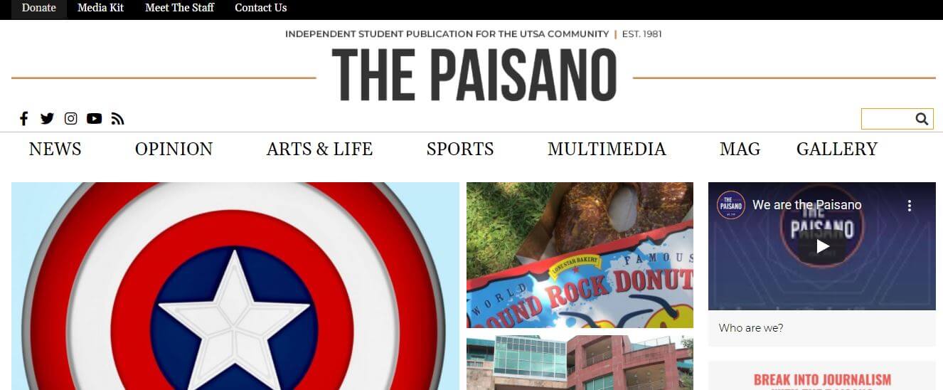 San Antonio newspapers 4 The Paisano website