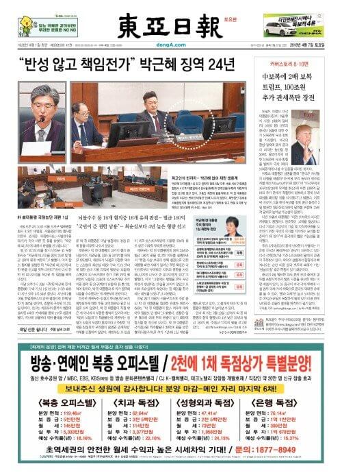 South Korea Newspapers 1 Dong a Ilbo
