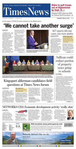 Tennessee newspapers 22 Kingsport Times News