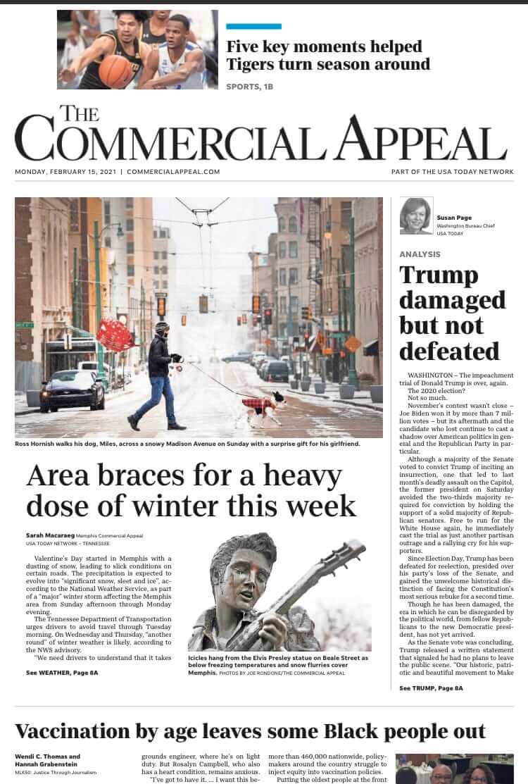 Tennessee newspapers 5 The Commercial Appeal