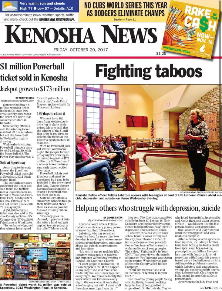 Wisconsin newspapers 15 Kenosha News